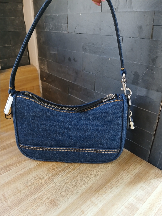 Marc Jacobs NWT Denim Wristlet/Pouchette - Picture 4 of 8